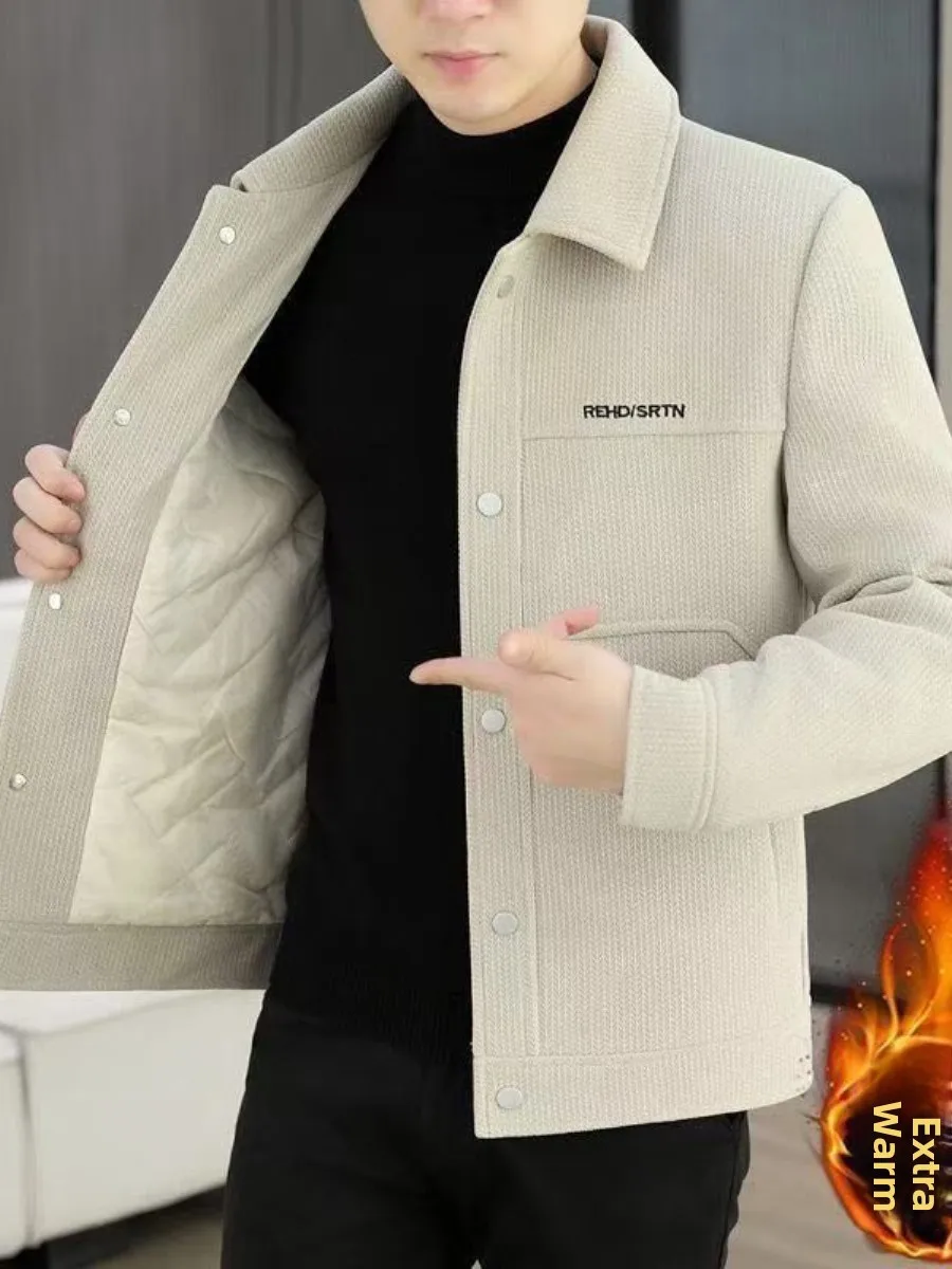 Новинка 202, мужская хлопковая шерстяная куртка Thiened, облегающая повседневная универсальная зимняя верхняя одежда, дышащее пальто с v-образным вырезом
Новинка 202, мужская хлопковая шерстяная куртка Thiened, облегающая повседневная универсальная зимняя верхняя одежда, дышащее пальто с v-образным вырезом