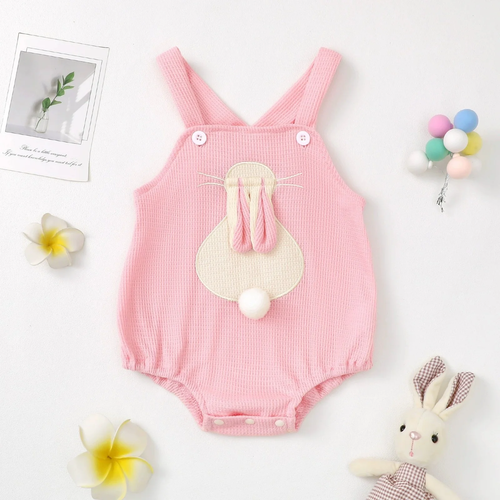 0-18M Infant Baby Girl Easter Overalls Bunny Sleeveless Bodysuit Cute Rabbit Jumpsuit Newborn Spring Clothes Cute Clothes 
0-18M Infant Baby Girl Easter Overalls Bunny Sleeveless Bodysuit Cute Rabbit Jumpsuit Newborn Spring Clothes Cute Clothes