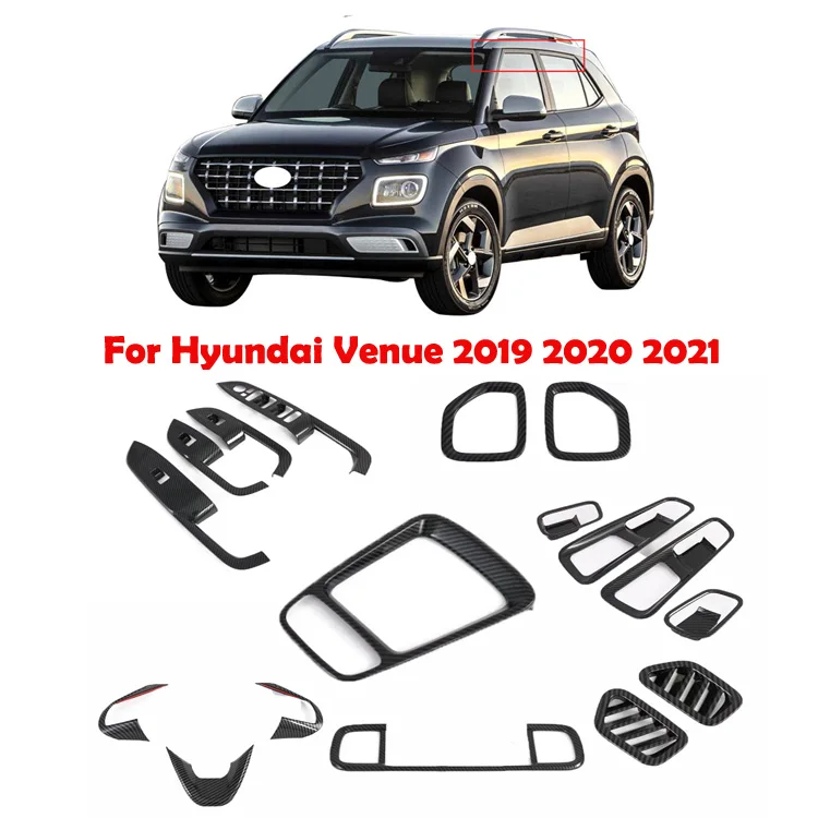 LHD для Hyundai Venue 2019 2020 2021 2022, аксессуары для интерьера из АБС-пластика, чехол на руль, крышка переключения передач, крышка кондиционера
LHD для Hyundai Venue 2019 2020 2021 2022, аксессуары для интерьера из АБС-пластика, чехол на руль, крышка переключения передач, крышка кондиционера