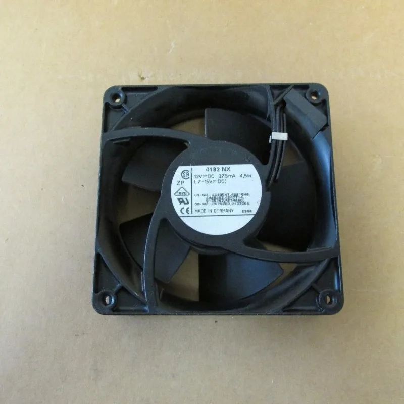 4182NX 12V(7-15V) 375MA 4.5W Original Fan 4182NXH 120*120*38
4182NX 12V(7-15V) 375MA 4.5W Original Fan 4182NXH 120*120*38
