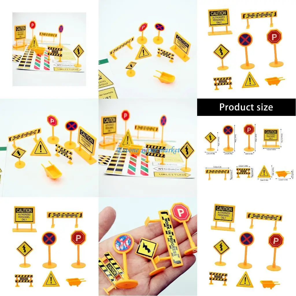 090B 8Pcs Doll House Construction Sign Collection Safe STEM Learning Doll House Decors
090B 8Pcs Doll House Construction Sign Collection Safe STEM Learning Doll House Decors