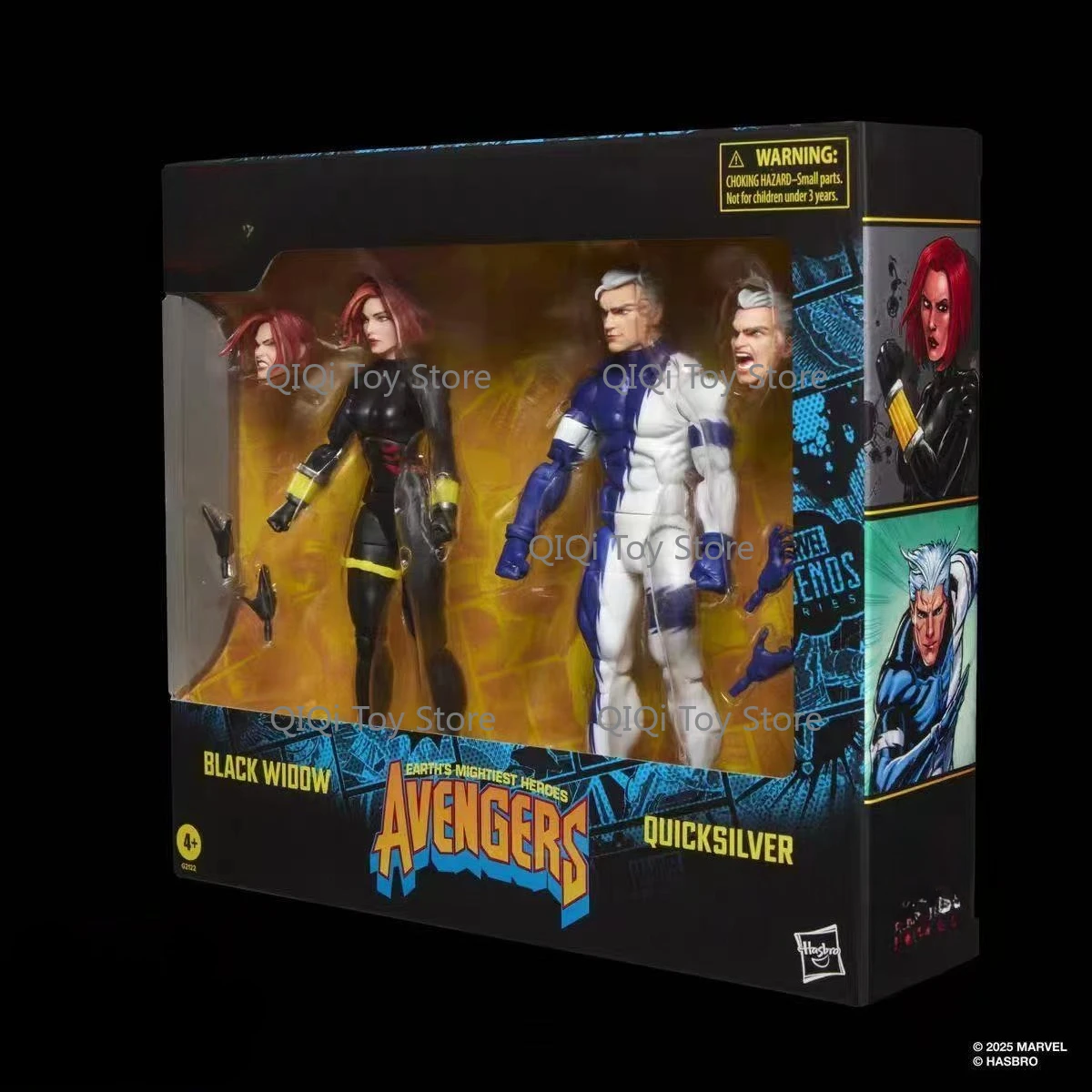 in stock Hasbro ML Black Widow Quick Silver 6-inch joint movable doll
in stock Hasbro ML Black Widow Quick Silver 6-inch joint movable doll