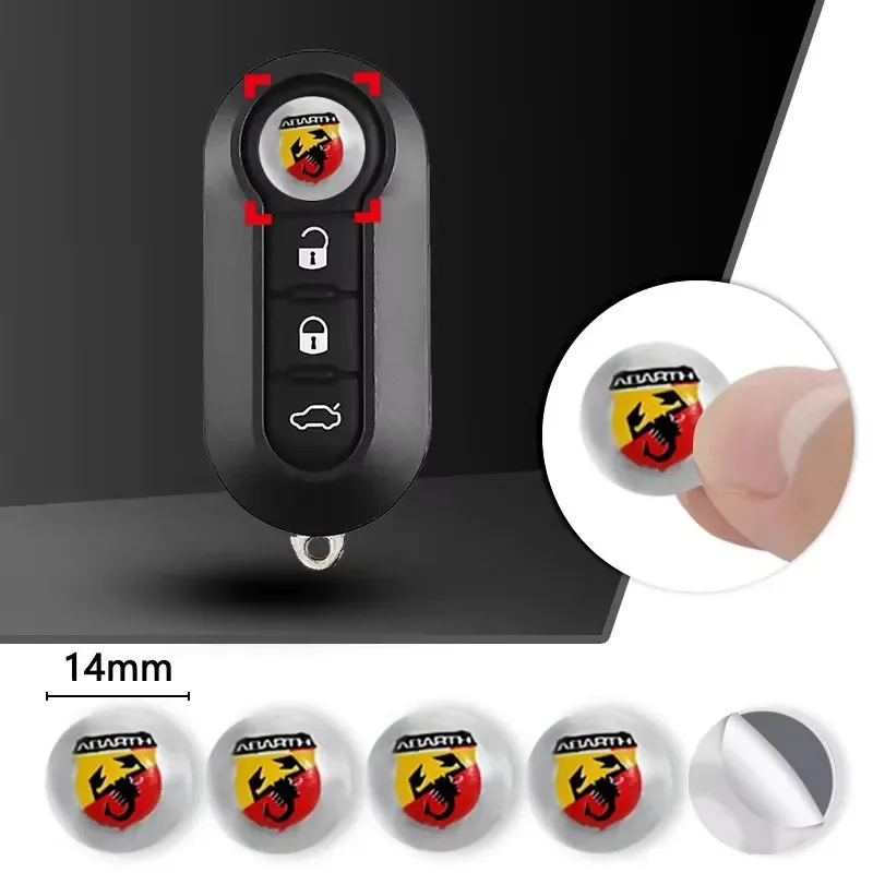 5/10 pcs For Abarth 14mm Aluminum Car Key Chain Key Case Emblem Badge Fob Decoration Auto Symbol Sticker Accessories
5/10 pcs For Abarth 14mm Aluminum Car Key Chain Key Case Emblem Badge Fob Decoration Auto Symbol Sticker Accessories
