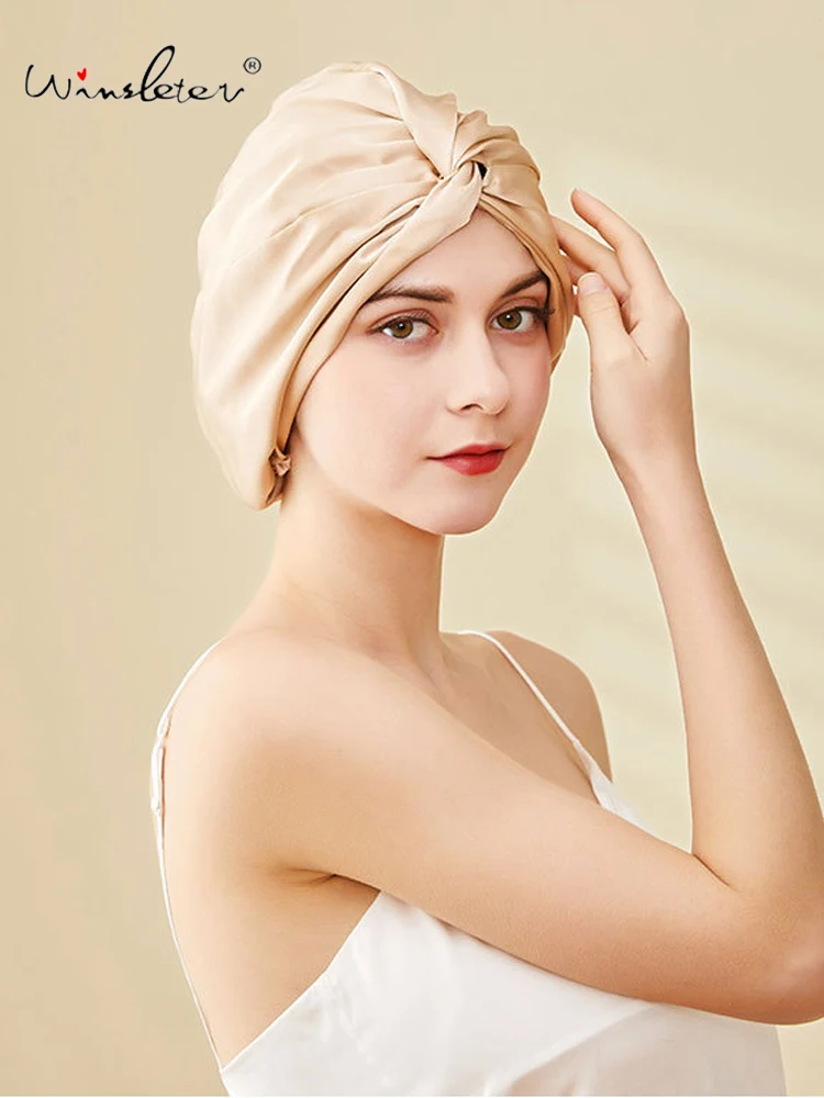 Winsleter-Women 100%Real Silk Elegant Bathcap, Hair Care Nightcap, Pregnant Women Soft French Sleeping Cap, 2025 Autumn A58471CC
Winsleter-Women 100%Real Silk Elegant Bathcap, Hair Care Nightcap, Pregnant Women Soft French Sleeping Cap, 2025 Autumn A58471CC