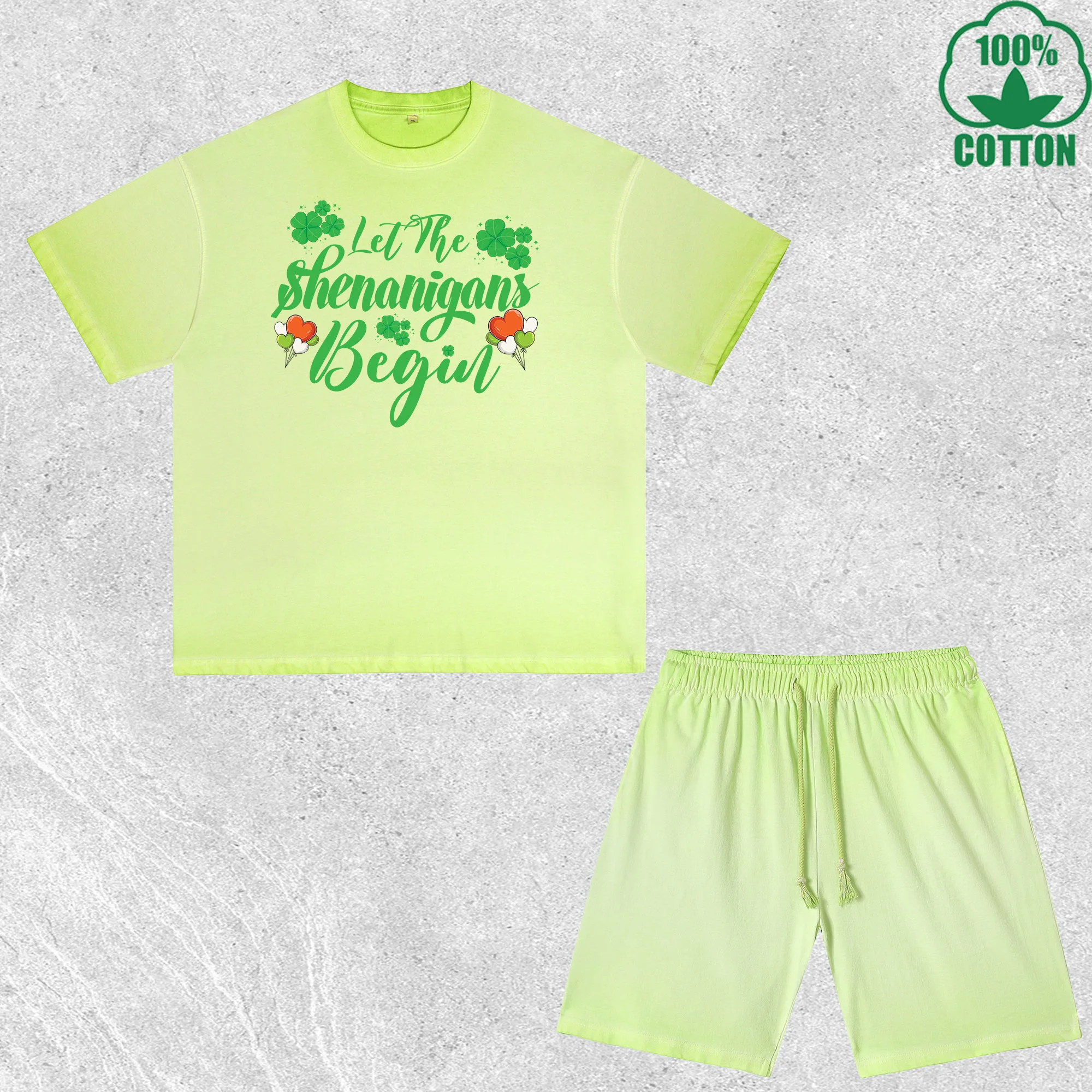 Комплект из футболки и шорт Shanigans Printed Dirty Wash, разноцветный, свободный крой, модный, 100% хлопок, выгодный набор
Комплект из футболки и шорт Shanigans Printed Dirty Wash, разноцветный, свободный крой, модный, 100% хлопок, выгодный набор