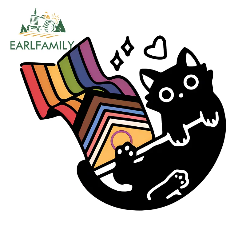 EARLFAMILY Наклейка на автомобиль «Прогрессивная гордость» с изображением кошки, DIY наклейки для автофургонов с животными, защита от царапин, практичные высококачественные автомобильные аксессуары
EARLFAMILY Наклейка на автомобиль «Прогрессивная гордость» с изображением кошки, DIY наклейки для автофургонов с животными, защита от царапин, практичные высококачественные автомобильные аксессуары