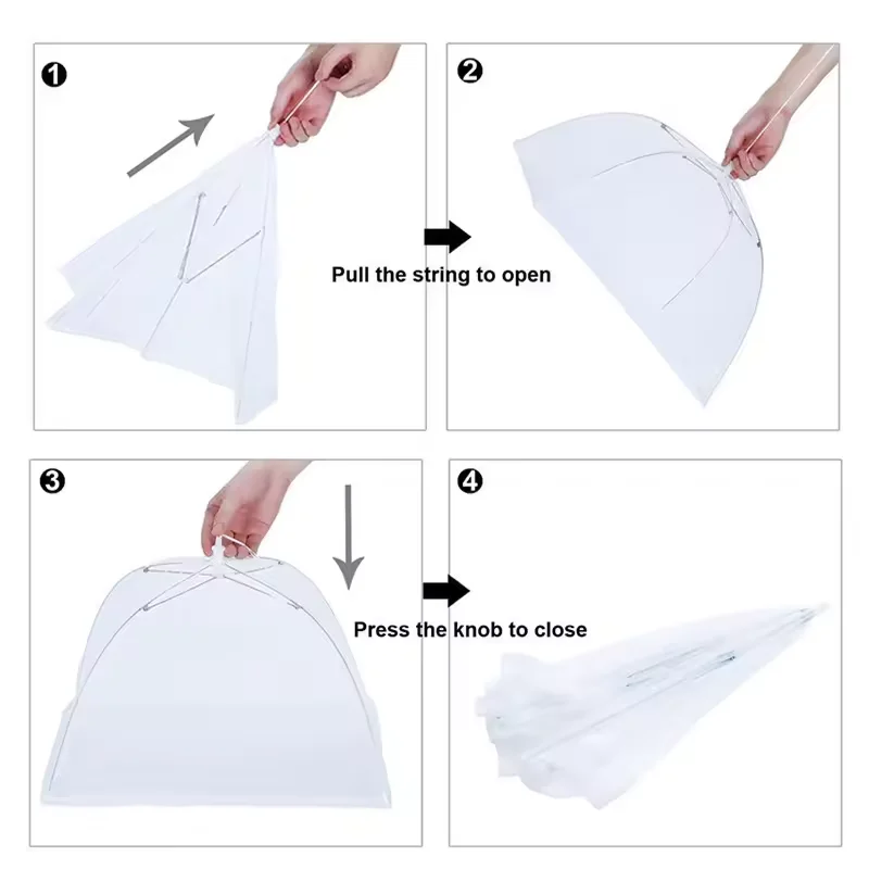 Foldable Food Covers Mesh Anti Fly Mosquito Meal Food Cover Umbrella Picnic Protect Dish Cover Meal Covers Kitchen Supplies
Foldable Food Covers Mesh Anti Fly Mosquito Meal Food Cover Umbrella Picnic Protect Dish Cover Meal Covers Kitchen Supplies