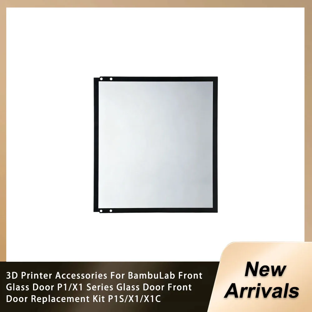 3D Printer Accessories For Bambu Lab Front Glass Door P1/X1 Series Glass Door Front Door Replacement Kit P1S/X1C
3D Printer Accessories For Bambu Lab Front Glass Door P1/X1 Series Glass Door Front Door Replacement Kit P1S/X1C