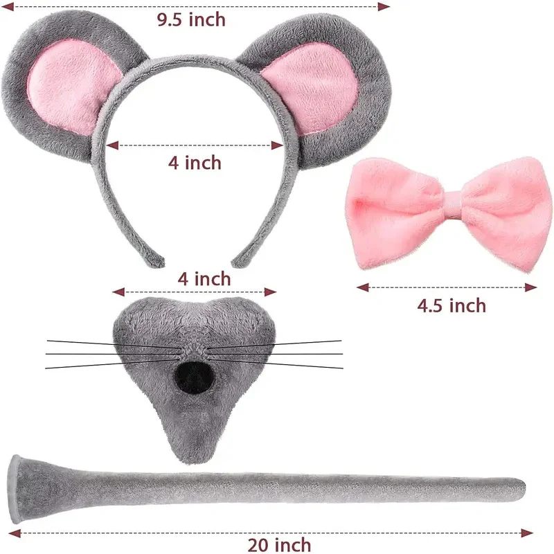 asdh8@Kids Adults Mouse Headband Ear Nose Tail Bow Tie Tutu Skirt Animal Rat Cosplay Costume Accessories Halloween Party Dress U
asdh8@Kids Adults Mouse Headband Ear Nose Tail Bow Tie Tutu Skirt Animal Rat Cosplay Costume Accessories Halloween Party Dress U