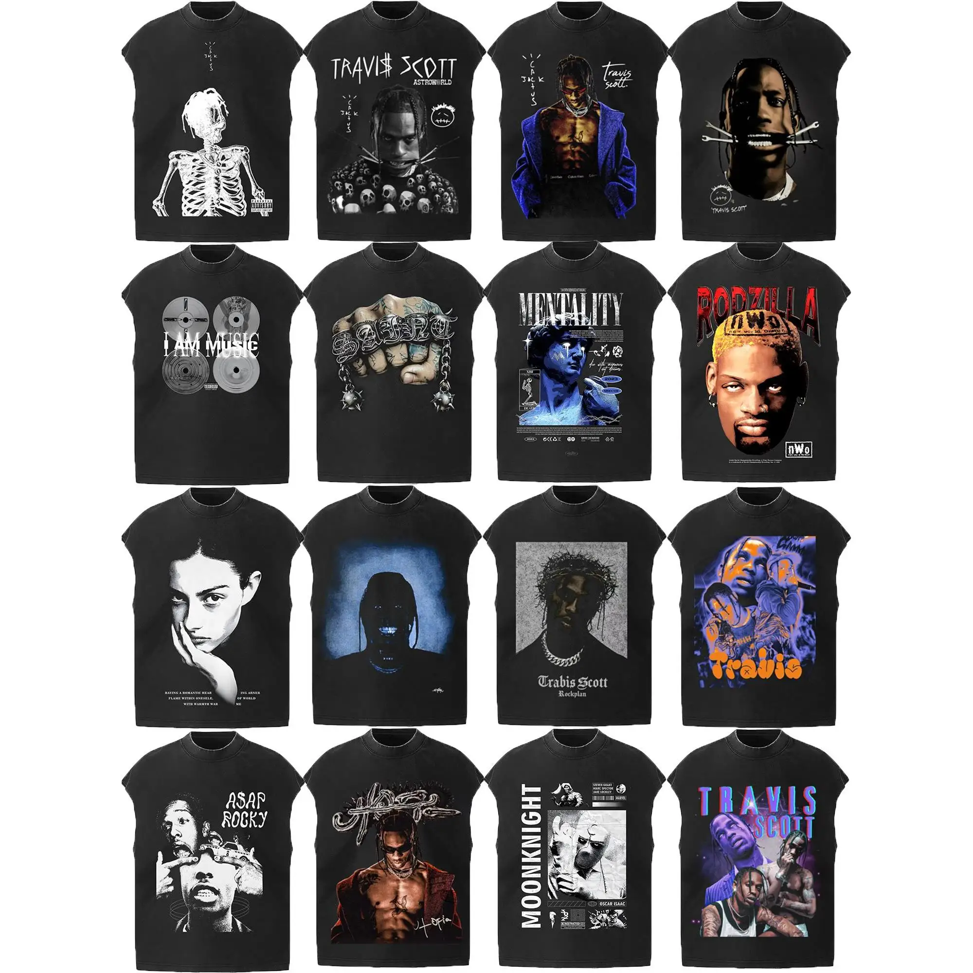 Travis Big Face American Style Vintage Heavyweight Worn Sleeveless Vest Loose T-Shirt Men's Fashion Summer Breathable Casual ...
Travis Big Face American Style Vintage Heavyweight Worn Sleeveless Vest Loose T-Shirt Men's Fashion Summer Breathable Casual ...