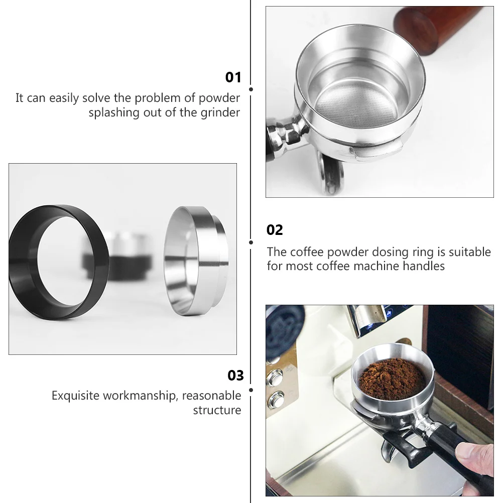 Aluminum Coffee Dosing Funnel Espresso Powder Ring Coffee Maker Accessory Stable Dosing Replacement Funnel
Aluminum Coffee Dosing Funnel Espresso Powder Ring Coffee Maker Accessory Stable Dosing Replacement Funnel