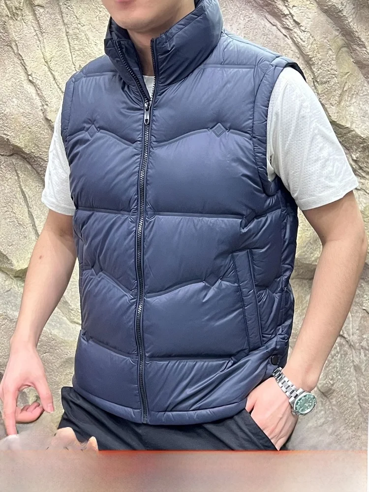Highly Recommended! Men's Stand Collar Warm down Vest High Fluffy 90 Du down Silver Ion Heating Winter Faion Outerwear
Highly Recommended! Men's Stand Collar Warm down Vest High Fluffy 90 Du down Silver Ion Heating Winter Faion Outerwear