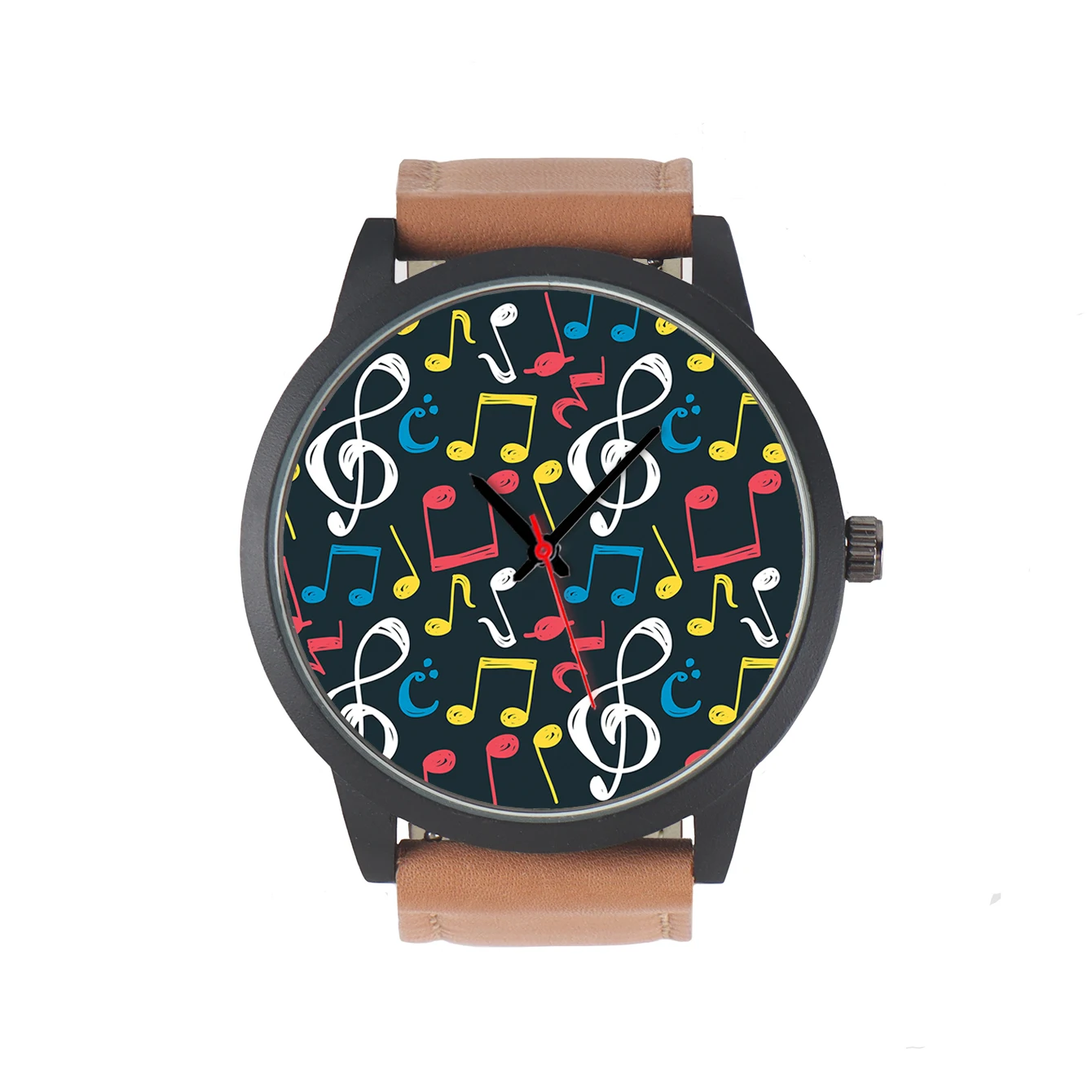 Quartz Wrist Watch Men's 3Hands Unscaled Customize Pattern Musical Note Design Music Is Life Gifts For Friend
Quartz Wrist Watch Men's 3Hands Unscaled Customize Pattern Musical Note Design Music Is Life Gifts For Friend