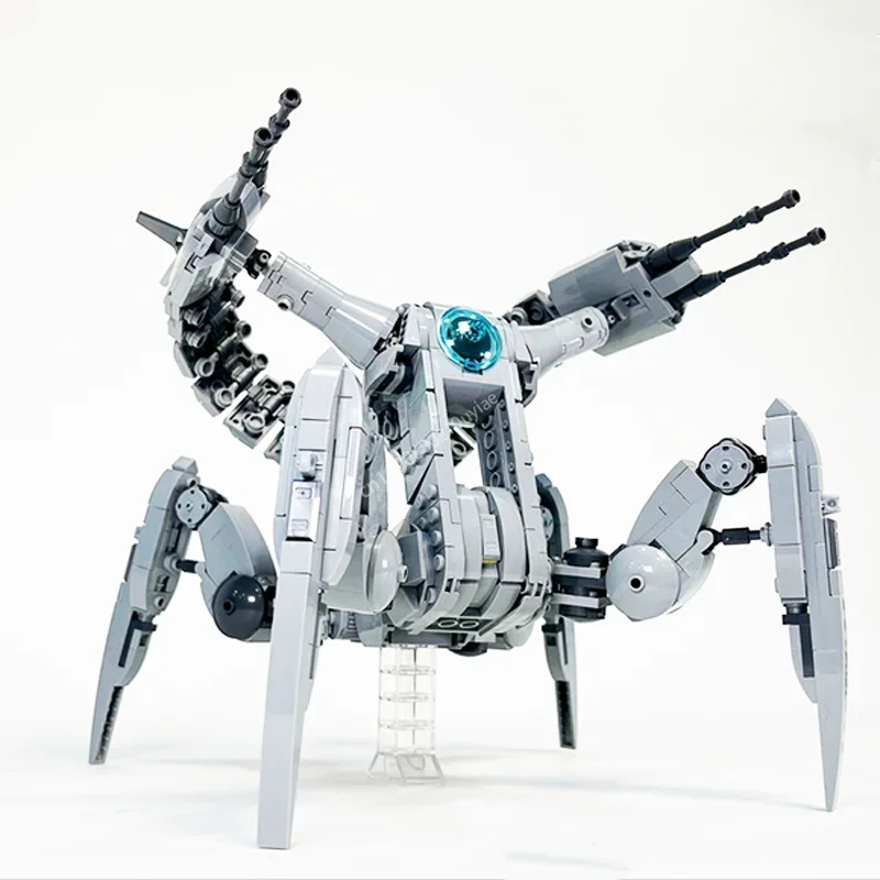 1337 шт. MOC Destroyer Mecha Battle Robot, набор строительных блоков, космические войны, металлическая Scorpenek, игрушки-дроиды для детей, подарки
1337 шт. MOC Destroyer Mecha Battle Robot, набор строительных блоков, космические войны, металлическая Scorpenek, игрушки-дроиды для детей, подарки