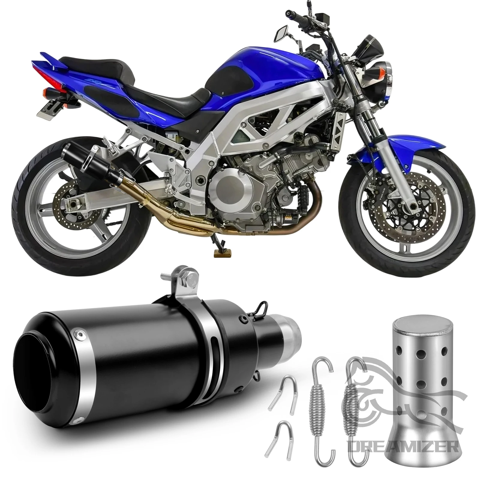 Универсальный глушитель мотоцикла 2 дюйма, 51 мм для Yamaha Big Bear 250 350 400
Универсальный глушитель мотоцикла 2 дюйма, 51 мм для Yamaha Big Bear 250 350 400