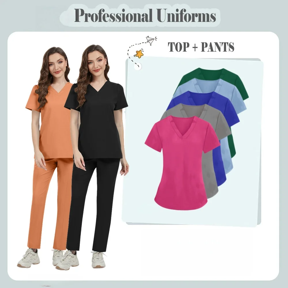 Solid Color Running Suit with Bowknot Lightweight Unisex Uniform for Beauty Salon SPA Workwear Comfortable
Solid Color Running Suit with Bowknot Lightweight Unisex Uniform for Beauty Salon SPA Workwear Comfortable
