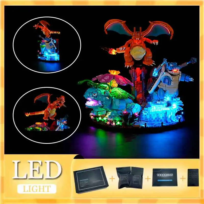 Custom-fit Premium DIY Led Light Kit For Lego 72153 Venusaur, Charizard and Blastoise (Only Led Light,Without Blocks Model)
Custom-fit Premium DIY Led Light Kit For Lego 72153 Venusaur, Charizard and Blastoise (Only Led Light,Without Blocks Model)