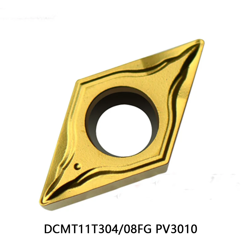 DCMT11T304FG PV3010 DCMT11T308FG PV3010 Carbide Inserts Lathe Cutter Tools Original CNC Tools insert
DCMT11T304FG PV3010 DCMT11T308FG PV3010 Carbide Inserts Lathe Cutter Tools Original CNC Tools insert
