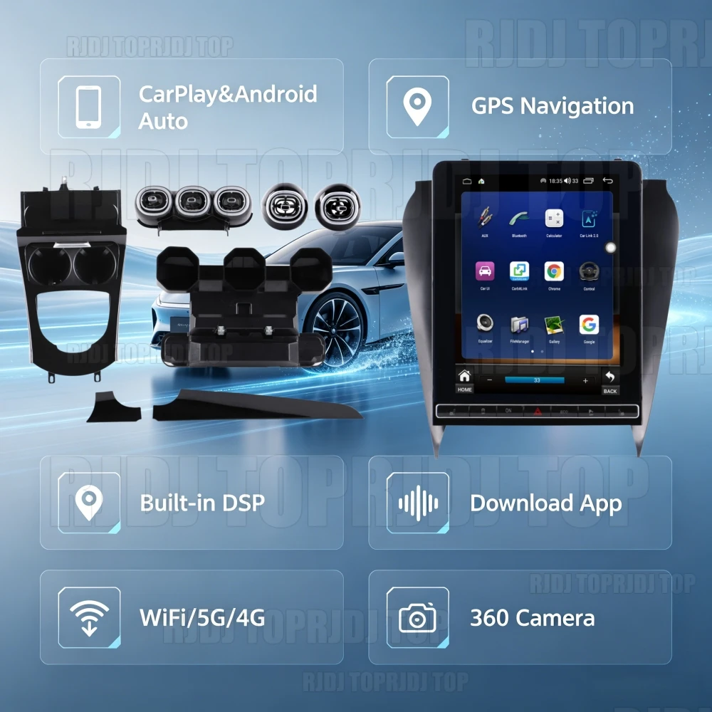 Android Auto Car Radio Carplay For Mercedes Benz GLC X253/C253 C W205 2015-2022 Stereo GPS Navigation 12.1" Screen Headunit DSP
Android Auto Car Radio Carplay For Mercedes Benz GLC X253/C253 C W205 2015-2022 Stereo GPS Navigation 12.1" Screen Headunit DSP