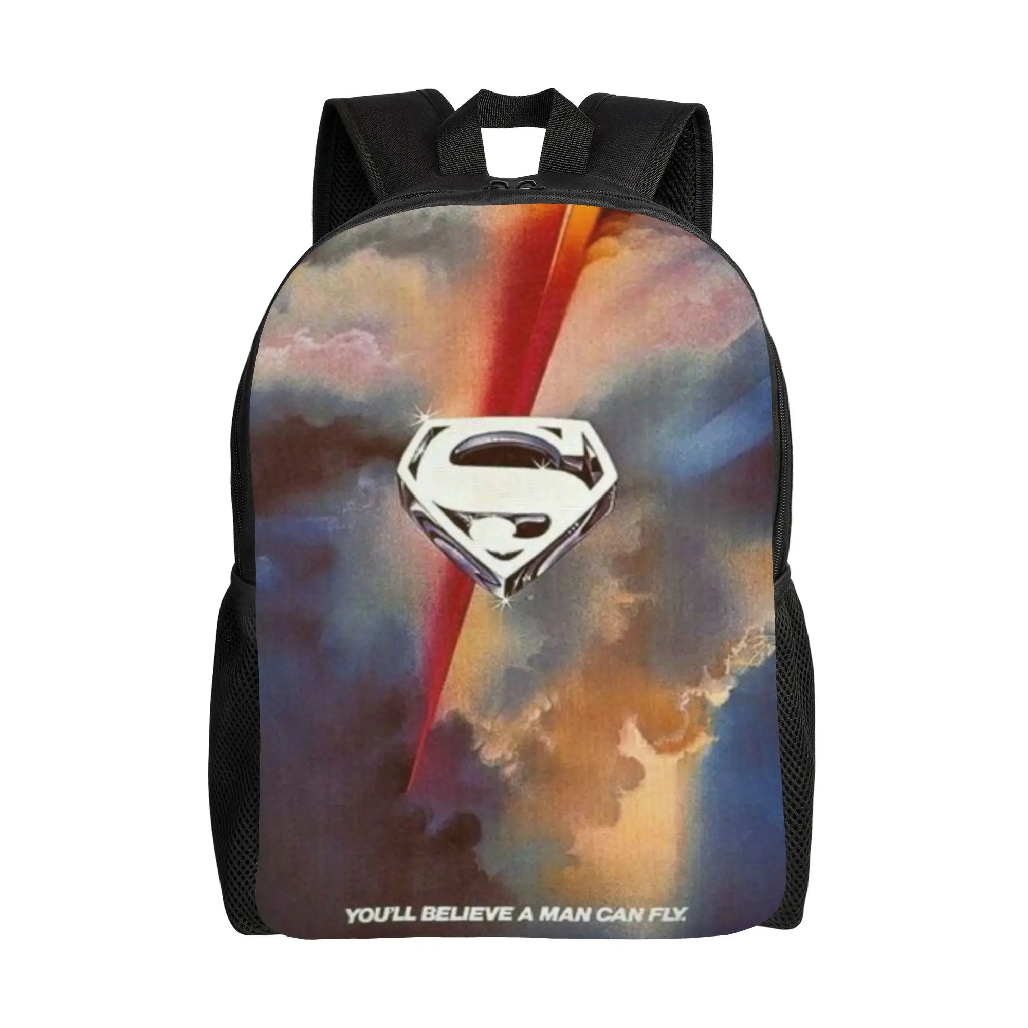 Superman Storage Bag Back to school season Hero New Backpack
Superman Storage Bag Back to school season Hero New Backpack