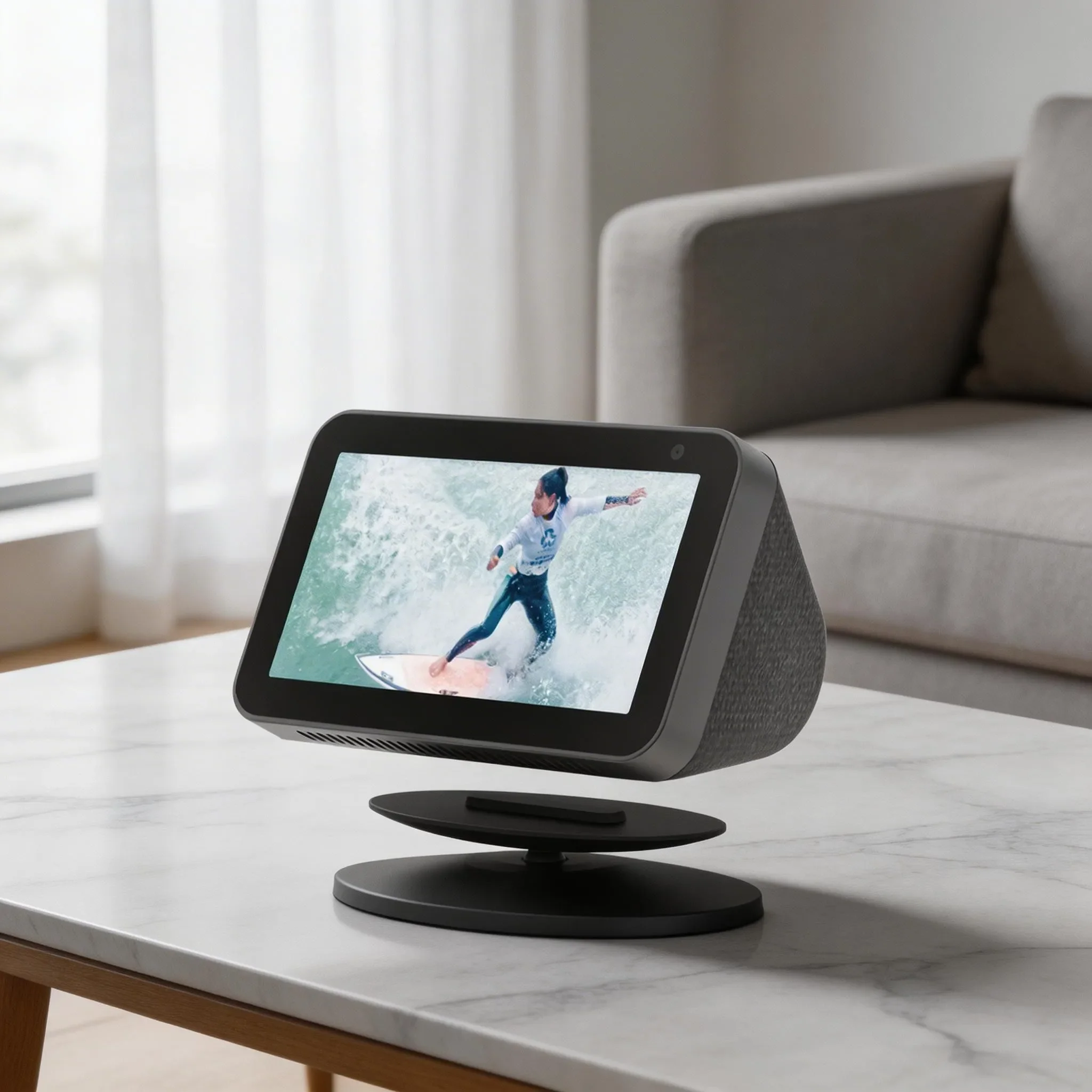 1 шт. Универсальная, стильная и продуманная подставка для Echo Show 5 с вращающимся механизмом, экономящая пространство, в комплекте с аксессуарами.
1 шт. Универсальная, стильная и продуманная подставка для Echo Show 5 с вращающимся механизмом, экономящая пространство, в комплекте с аксессуарами.