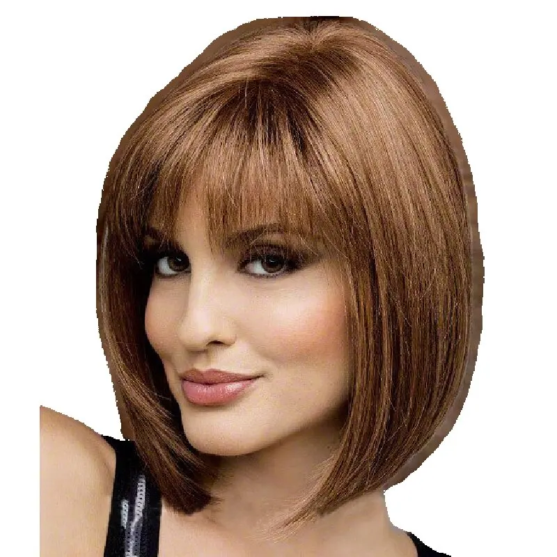 Bobo Wig Fei-Show Synthetic High Temperature Fiber Hairpieces Thin Fringe Bangs Short Wavy White Women Hair for Halloween Salon
Bobo Wig Fei-Show Synthetic High Temperature Fiber Hairpieces Thin Fringe Bangs Short Wavy White Women Hair for Halloween Salon