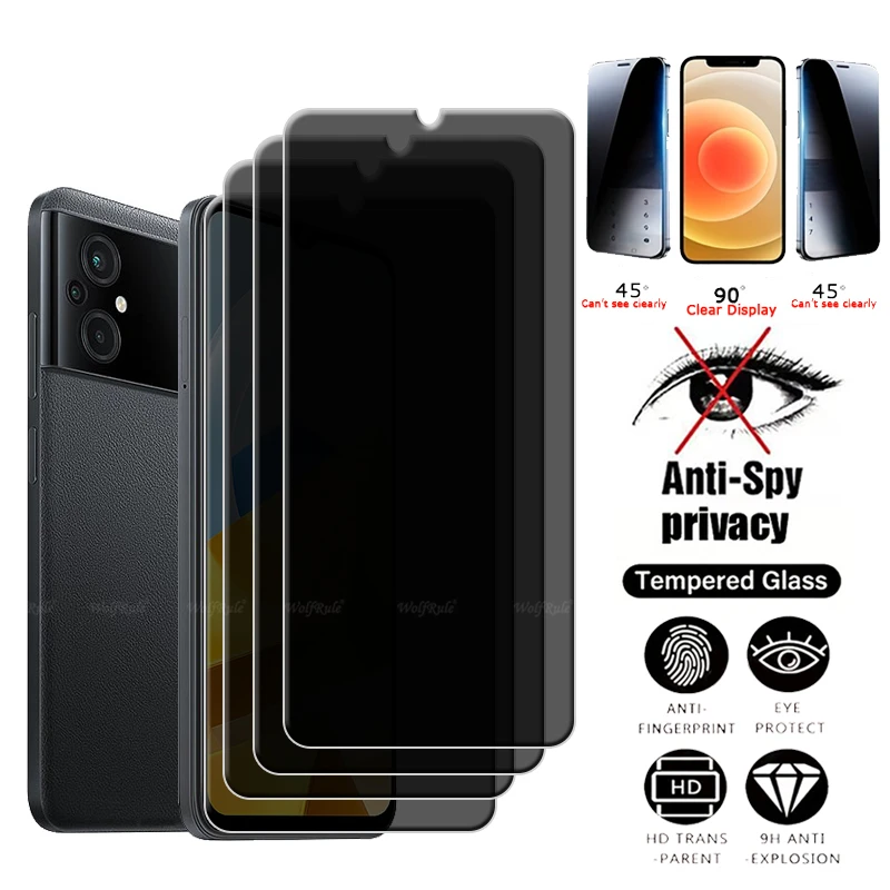 4Pcs For Poco M5 Glass Xiaomi Poco M5 PocoM5 Tempered Glass 9H HD Privacy Anti-Spy Cover Glue For Screen Protector Poco M5 M 5
4Pcs For Poco M5 Glass Xiaomi Poco M5 PocoM5 Tempered Glass 9H HD Privacy Anti-Spy Cover Glue For Screen Protector Poco M5 M 5