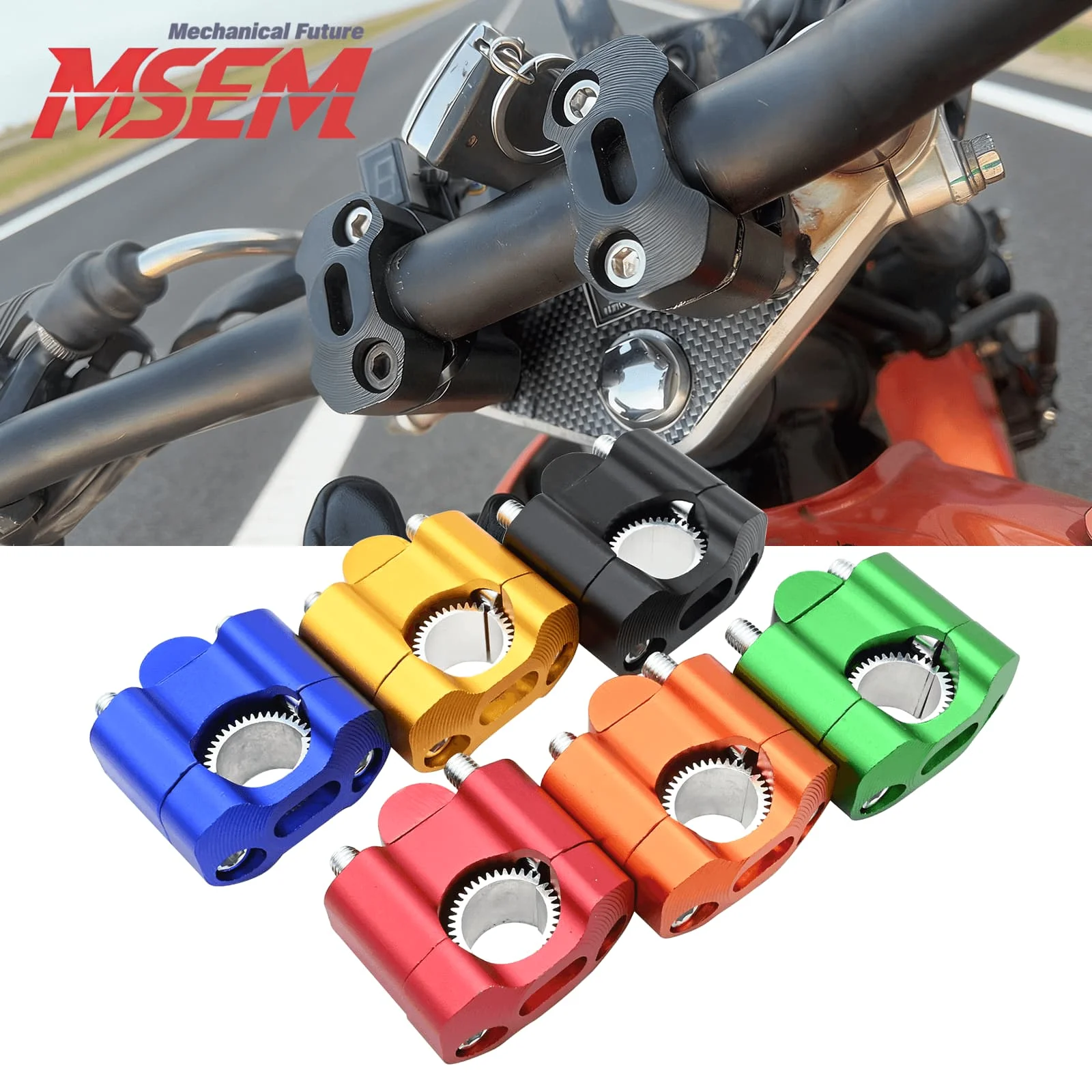 CNC Aluminum Motorcycle Handlebar Bar Clamps22mm 28mm 7/8" 1-1/8" Universal For Motocross ATV Honda KTM Yamaha Suzuki Kawasaki
CNC Aluminum Motorcycle Handlebar Bar Clamps22mm 28mm 7/8" 1-1/8" Universal For Motocross ATV Honda KTM Yamaha Suzuki Kawasaki