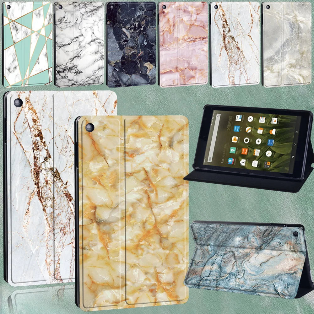 Tablet Stand Case for Fire HD 10 Plus/5th/7th/9th/11th/HD 8 Plus/6th/7th/8th/10th/Fire 7 5th/7th/9th Marble Print Protect Cover
Tablet Stand Case for Fire HD 10 Plus/5th/7th/9th/11th/HD 8 Plus/6th/7th/8th/10th/Fire 7 5th/7th/9th Marble Print Protect Cover