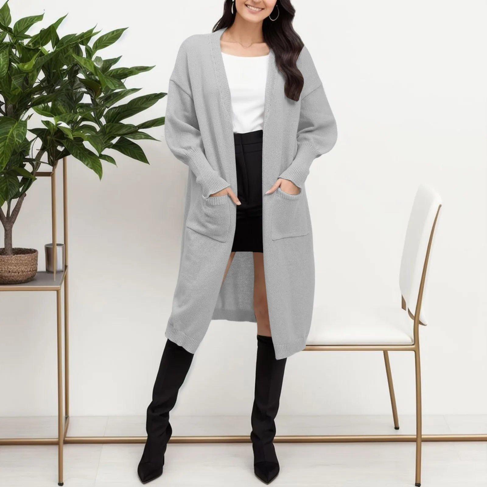 Women's Cardigans 2023 New Style for Autumn and Winter Casual Long Knitted Sweaters Women Sweater Coat V-Neck Female Cardigans
Women's Cardigans 2023 New Style for Autumn and Winter Casual Long Knitted Sweaters Women Sweater Coat V-Neck Female Cardigans