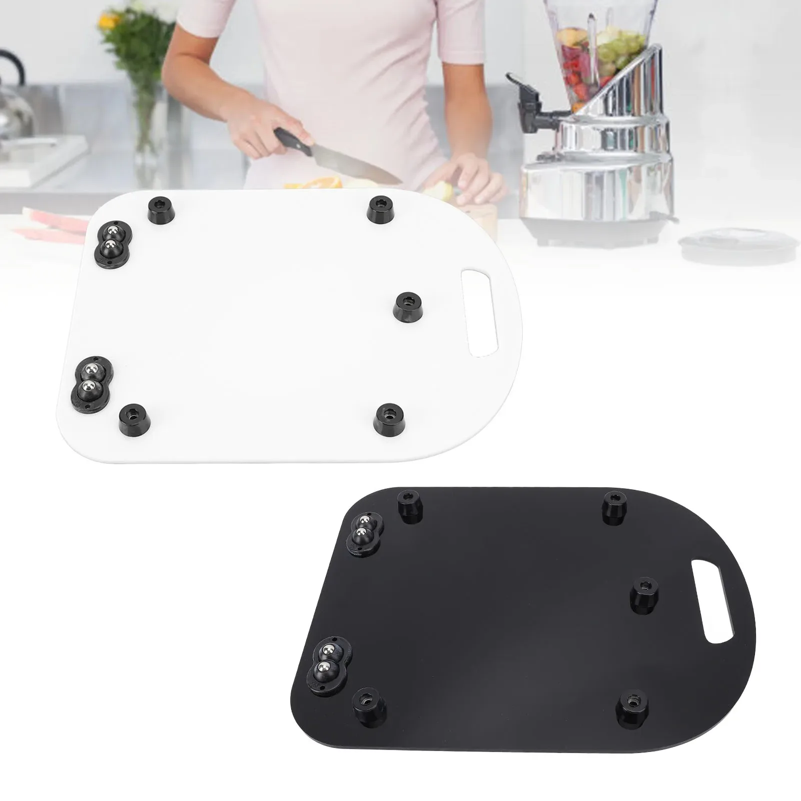 Удобный выдвижной поднос Элегантный ползунок для кухонной столешницы с ручкой и защитными накладками для блендера TM5 TM6
Удобный выдвижной поднос Элегантный ползунок для кухонной столешницы с ручкой и защитными накладками для блендера TM5 TM6