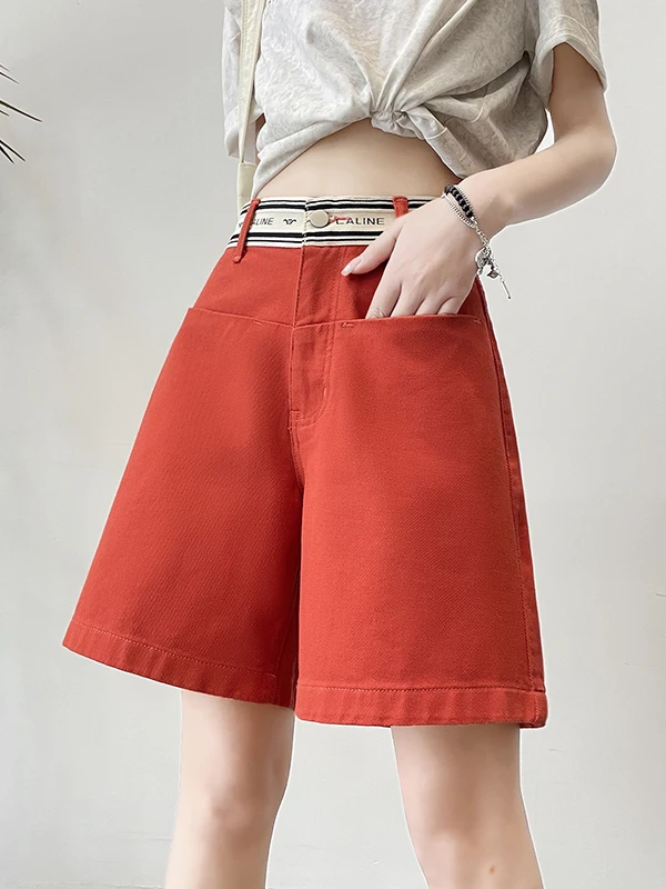 American Design Casual Low Waist Five-Point Denim Shorts Women Straight Leg Non-Stretch Spring Summer New Style Slimming Shorts
American Design Casual Low Waist Five-Point Denim Shorts Women Straight Leg Non-Stretch Spring Summer New Style Slimming Shorts