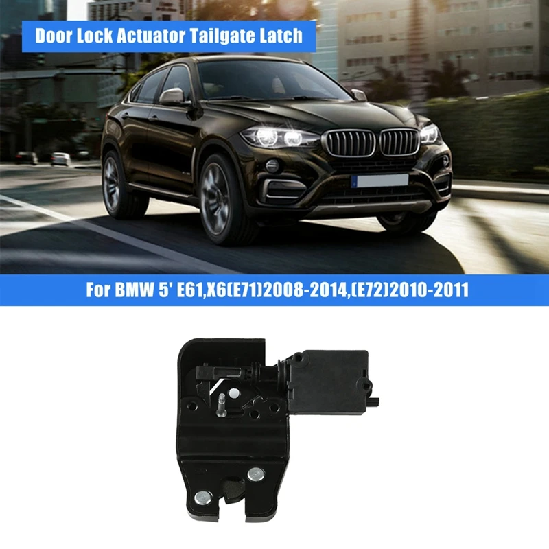51247114612 Car Door Lock Actuator Tailgate Latch Replacement For BMW 5' E61, X6(E71)2008-2014, (E72)2010-2011
51247114612 Car Door Lock Actuator Tailgate Latch Replacement For BMW 5' E61, X6(E71)2008-2014, (E72)2010-2011
