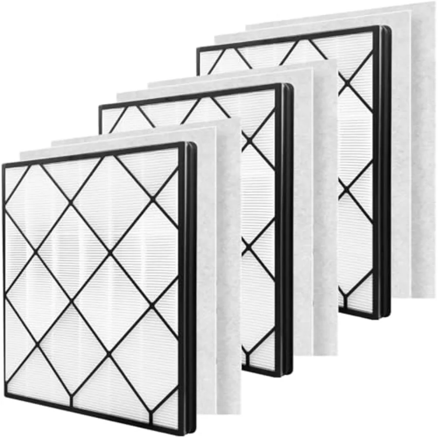 3 Pack Replacement Filters + 6 Washable Pre‑Filters for Shark 4‑Fan HE400/HE401/HE402/HE405/UA415
3 Pack Replacement Filters + 6 Washable Pre‑Filters for Shark 4‑Fan HE400/HE401/HE402/HE405/UA415