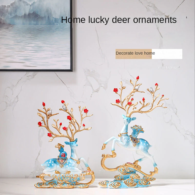 Creative sika deer decoration festive home decoration living room porch TV cabinet decoration
Creative sika deer decoration festive home decoration living room porch TV cabinet decoration