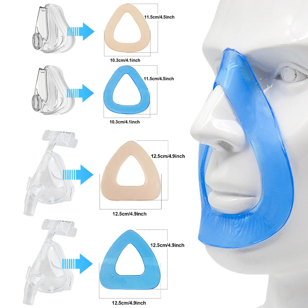4 PSilicone CPAP Mask Liner Anti‑Leak Face Cushion Comfort Sleep Apnea Nasal Mask Pad for CPAP Machine Accessories
4 PSilicone CPAP Mask Liner Anti‑Leak Face Cushion Comfort Sleep Apnea Nasal Mask Pad for CPAP Machine Accessories