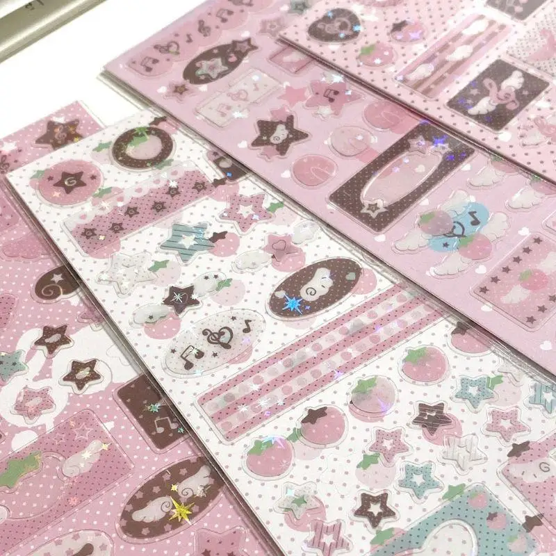 INS Cute Musical Note Strawberry Glitter Sticker Flash Film Goo Card Stickers DIY Decor Sticker Phone Case Decorative Stickers
INS Cute Musical Note Strawberry Glitter Sticker Flash Film Goo Card Stickers DIY Decor Sticker Phone Case Decorative Stickers