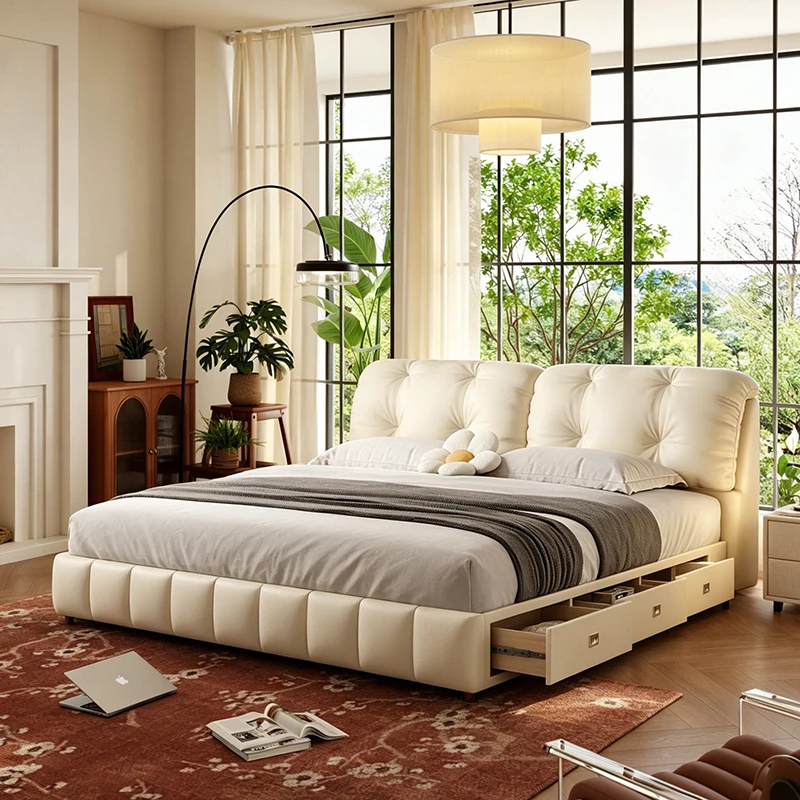 Luxury European Massage Bed Storage Castle Multifunctional Design Wooden Sleeping Bed Bedroom Modern Beliche Unique Furniture
Luxury European Massage Bed Storage Castle Multifunctional Design Wooden Sleeping Bed Bedroom Modern Beliche Unique Furniture