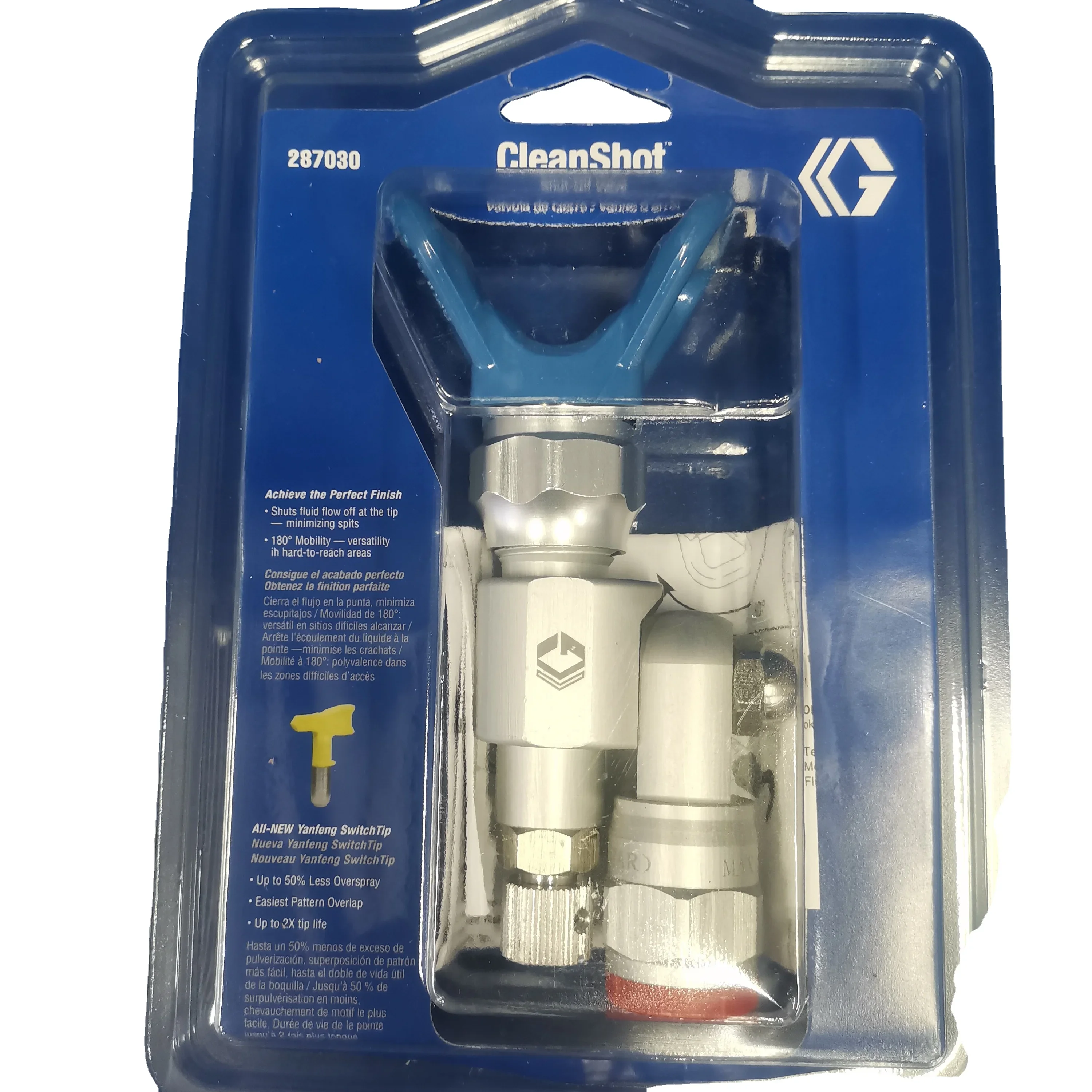 180 Degree 287030 High Pressure Extension Clean Shot Shut-Off Valve with Tip Holder & Tip Guard DIY Grade Disposable Warranty
180 Degree 287030 High Pressure Extension Clean Shot Shut-Off Valve with Tip Holder & Tip Guard DIY Grade Disposable Warranty