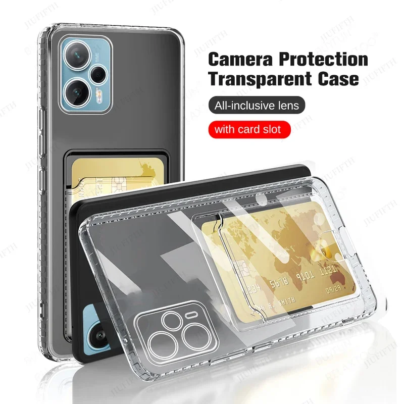 Clear Soft Silicone Card Slot Holder Cover For Xiaomi Poco F5 5G Camera Protection Fundas PocoF5 Poxo Poko Little F5Pro F 5 Pro
Clear Soft Silicone Card Slot Holder Cover For Xiaomi Poco F5 5G Camera Protection Fundas PocoF5 Poxo Poko Little F5Pro F 5 Pro