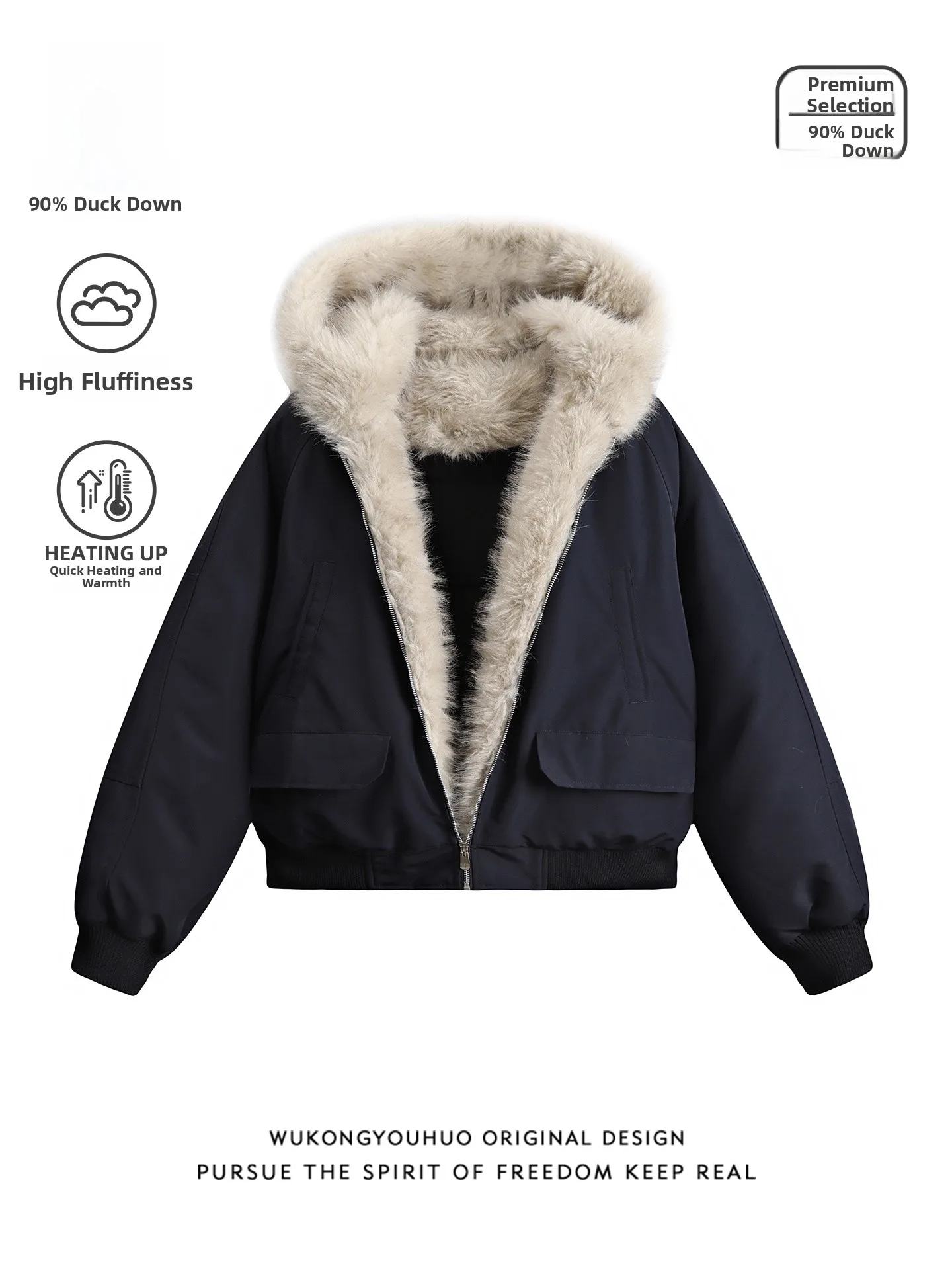 Warmth And Sle: Men's Hooded Du down Jaet with Fur Collar 90% down Thiened Winter Coat Youth Faion Breathable
Warmth And Sle: Men's Hooded Du down Jaet with Fur Collar 90% down Thiened Winter Coat Youth Faion Breathable