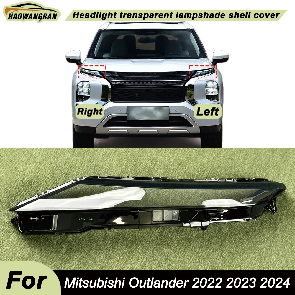 For Mitsubishi Outlander 2022 2023 2024 Daytime lampshade Front Headlight Cover Transparent Lampshade Headlamp Shell Plexiglass
For Mitsubishi Outlander 2022 2023 2024 Daytime lampshade Front Headlight Cover Transparent Lampshade Headlamp Shell Plexiglass