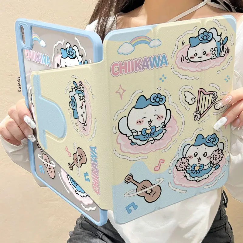 Anime Chiikawa Hachiware 720° Rotation Suitable for IPad Protective Case Acrylic 9.7inch 2026 New Style Cartoon Kawaii Lovely
Anime Chiikawa Hachiware 720° Rotation Suitable for IPad Protective Case Acrylic 9.7inch 2026 New Style Cartoon Kawaii Lovely