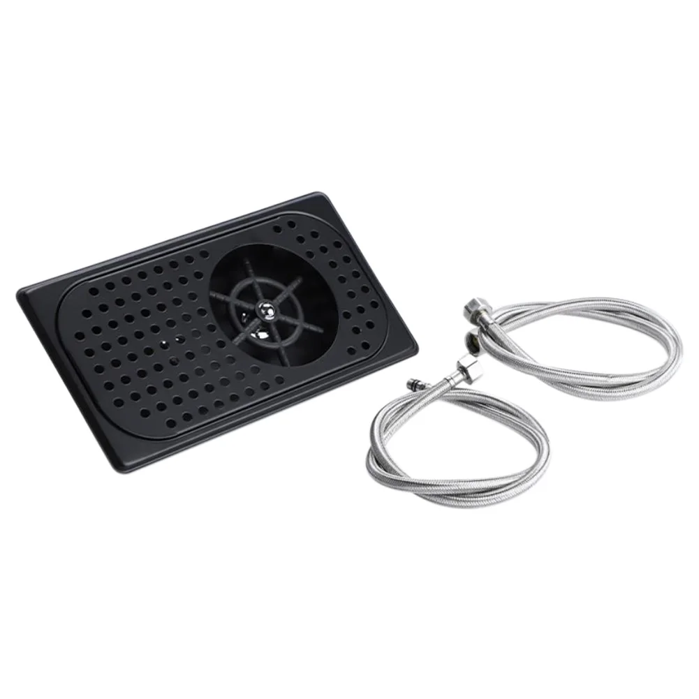 Pitcher Rinser Stainless Steel Bar Glass Rinser for Sink, Cup Washer Spray Rinser for Hotel Cafe Restaurant Black
Pitcher Rinser Stainless Steel Bar Glass Rinser for Sink, Cup Washer Spray Rinser for Hotel Cafe Restaurant Black