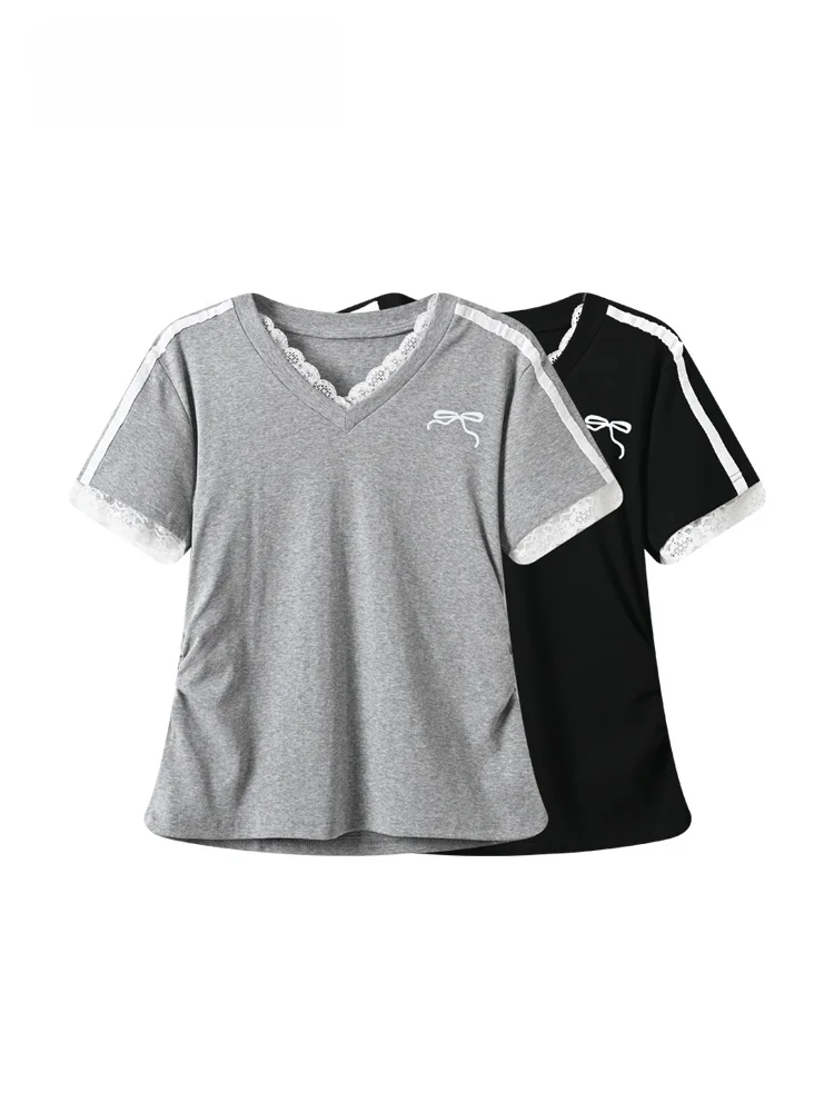 plus Size Women's T-Shirt Short Sleeve Lace Splice V-Neck Summer Fashionable Top Cotton Polyester Blend Regular Fit ...
plus Size Women's T-Shirt Short Sleeve Lace Splice V-Neck Summer Fashionable Top Cotton Polyester Blend Regular Fit ...
