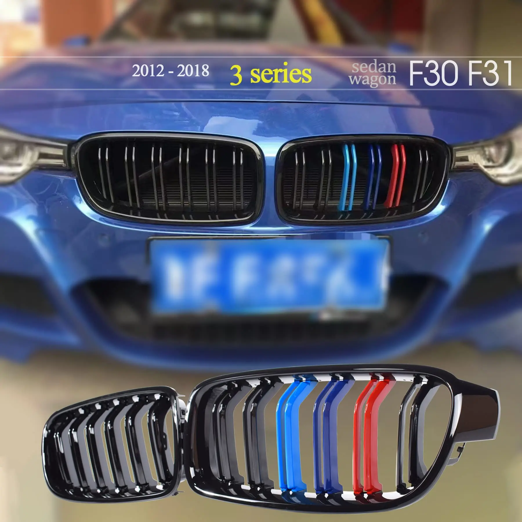 Решетка F30, черная решетка переднего бампера Piano для BMW 2012-2018 3 серии, седан F30 Wagon F31 (2-пласка) (не для M3)
Решетка F30, черная решетка переднего бампера Piano для BMW 2012-2018 3 серии, седан F30 Wagon F31 (2-пласка) (не для M3)