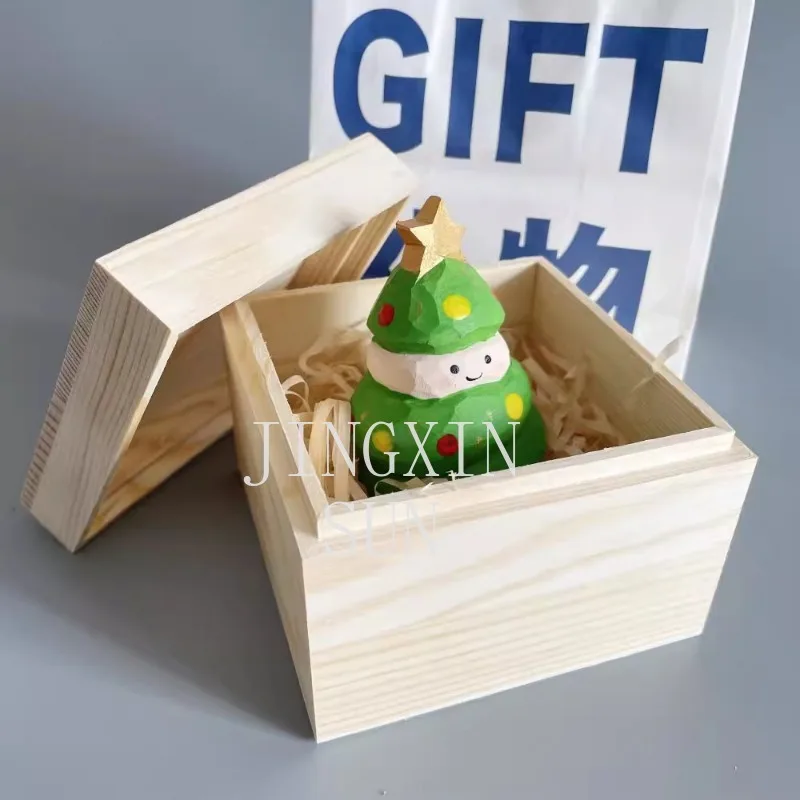 Creative Christmas gifts Original handmade wood carving Christmas tree Santa Claus ornaments Home car decoration doll
Creative Christmas gifts Original handmade wood carving Christmas tree Santa Claus ornaments Home car decoration doll
