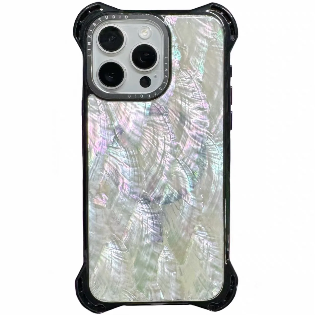 Graduated color natural mother-of-pearl magnetic phone case with shock-absorbing airbag, suitable for Apple phones
Graduated color natural mother-of-pearl magnetic phone case with shock-absorbing airbag, suitable for Apple phones