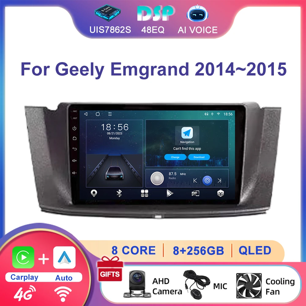 9 Inch Android Radio Bluetooth Multimedia Touch Screen For Geely Emgrand 2014~2015 Car Stereo With Wireless CarPlay Android Auto
9 Inch Android Radio Bluetooth Multimedia Touch Screen For Geely Emgrand 2014~2015 Car Stereo With Wireless CarPlay Android Auto