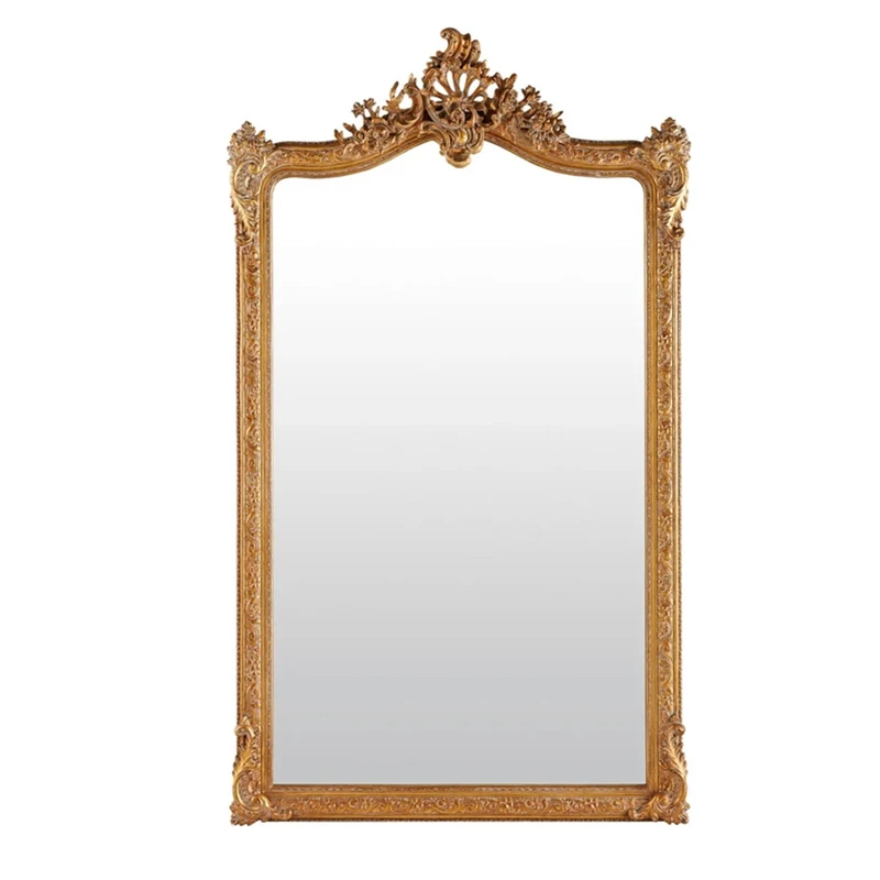 French retro floor-to-ceiling mirror wall-mounted European floor-to-ceiling American dressing mirror
French retro floor-to-ceiling mirror wall-mounted European floor-to-ceiling American dressing mirror